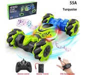 Coche de acrobacias RC con detección de gestos para niños niñas Drift Stunt Coche de control remoto Juguetes Twist Cars controlados a mano con músi...