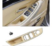 Genuino BMW F10 520 525 530 Manilla de puerta interior beige 2010-2016 W
