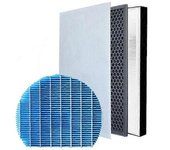 Filtro de carbón activado HEPA FZ-A41HFR, FZ-A41DFR y FZ-A61MFR para humidificadores Sharp KC-A41R-W, KC-A41R-B y KC-A40EUW como en la imagen