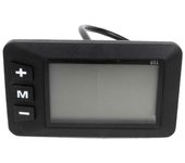 Bicicleta eléctrica Bicicleta eléctrica Accesorios Controlador G51 Pantalla LCD 5Pin Scooter eléctrico Acelerador Waterp Negro