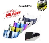 Casco de motocicleta Visera Agv K5 K3sv K1 Gafas de casco Lente Full Face Anti-vaho, 100% nuevo A2