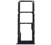 Bandeja para tarjetas SIM + Bandeja para tarjetas Micro SD para Galaxy A10 Negro
