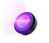 Lámpara ultravioleta portátil de luz UV portátil Luz de limpieza ultravioleta de mano Diseño de bolsillo con adhesivo trasero para las necesidades ...