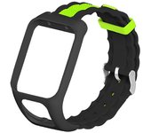 27 cm para TomTom Golfer 2 TomTom Runner 2 para el repuesto de la correa de la correa del reloj inteligente Verde oscuro