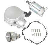 Para Sportsman 500 1996-2013 Tracción completa de arranque 3084981, 3090188, 495713 Plata