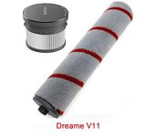 Para Dreame V10 V11 Aspiradora de mano Kits de repuestos Filtro HEPA Cepillo de rodillo Cepillo de pelusa suave Cepillo principal V11RollerbrushFilter
