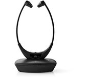 Nedis Auriculares inalámbricos para TV | RF | En el oído | Duración máxima de la batería: 4,5 horas | 35 m | Audio digital | Batería