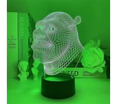 Figurines - Shrek 2 Act - 3d Illus Led Shrek 7 Chan Srmart Touch Ing Toys Boys