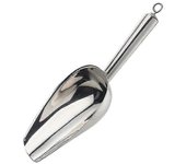 Cubo de hielo pala ligero portátil estable caramelo cubo de hielo harina pala cuchara de acero inoxidable para el hogar Yu