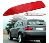 Para BMW X5 E70 2007 2008 2009 2010 63217158949 63217158950 parachoques trasero derecho derecho reflector luz de freno luz de freno lente roja