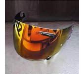 Estuche de lente de visera de casco integral para RR5 RX7-GP Quantum ST RX-Q Chaser-V Corsair-V Axces 2 Oro rojo