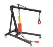 Soporte de soporte de motor de grúa eléctrica de metal Soporte de soporte de motor para 1/10 RC Crawler Car Traxxas T negro