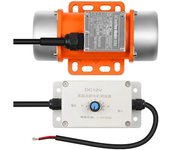 Motor de vibración para aplicador de arena salina y hormigonera 5000Rpm 100W DC12V Carcasa de aluminio Con Naranja