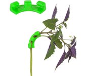 Paquete de 30 90 grados Plant Bender LST Clips Plant Holder Herramienta de jardinería para entrenamiento de bajo estrés Verde