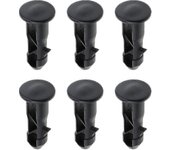 3 pares de pernos de bisagra pasadores de bisagra para contenedores de tapa de botes de basura para caber 240/120/100 / 60l cubos de basura al aire...