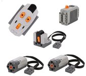 5pcs Power Functions M Motor Batería Ir Remote Receiver Set Robot Technic Parts Nuevo (xiatian) Alta calidad