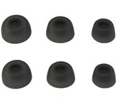 para Jabra Elite 75t/65t/Active Durable In-Ear Tips Funda de tapones de silicona para los oídos Gris
