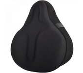 Cómoda funda de asiento de bicicleta estática Ajuste de cojín de sillín de bicicleta acolchado suave ancho grande para bicicletas cfr WFY 27.5*26*3...