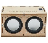 Kit de caja de altavoz Bluetooth de bricolaje Amplificador de sonido electrónico Construye su propia caja de madera portátil Sonido de altavoz Blue...