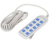 Controlador de mano de silla elevadora IP66 Mando a distancia de cama elevadora Controlador de varilla de empuje eléctrico con enchufe de 8 pines y...