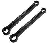 2x Para D5 Remolino Eje del brazo del eslabón del acelerador C30 C70 S40 V50 S60 S80 V70 Xc60 Xc70 Xc9 (haoyi)