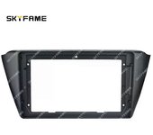 Se aplica al adaptador de fascia del marco del automóvil Decodificador de caja Canbus Radio Android Dash Kit de panel de montaje para Skoda Fabia R...