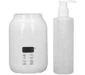 Calentador de aceite de masaje de una sola botella Control táctil LED termostático calentador de aceite de masaje Enchufe del Reino Unido 100?240V ...