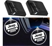 2pcs para Jeep Door Light Logo Proyector Universal Wireless Door Led Projector Light