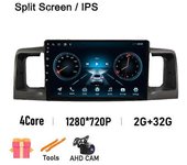 Muggys Para Toyota Corolla E120 e 120 BYD F3 2007-2011 Android 13 Coche GPS IPS QLED Radio Reproductor de video Multimedia Pantalla estéreo Auto H ...