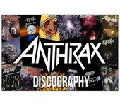 Redkid 3Jflag 90x150cm Ántrax Banda de Música Bandera Póster Álbum Heavy Metal Pop Ainger Rock Decoración de Interiores Banner Tapiz Como la imagen...
