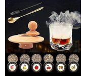 Kit de ahumador de cóctel para queso de whisky y accesorios para fumadores de bebidas de sabor Accesorios para bares de cócteles Ahumador de cóctel...