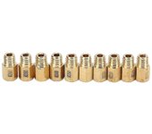 10 piezas de carburador Mikuni de latón macizo juego de chorro principal - Reemplazo para VM TM TMX Carb - Tamaños 200-290