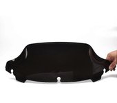 Para Harley Touring Electra Street Glide Flhx Flht 14-16 Motocicleta 4.5 "/ 7 "/ 10.5" Negro / humo / claro Parabrisas de onda 7 pulgadas Negro