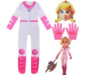 2023 Super Mario Peach Peach Princess cosplay festival party character modelando mono 1957 melocotón 140cm