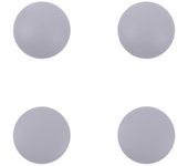 Wbtd Para Microsoft Surface Laptop 3 / 4 4 en 1 alfombrillas de goma de la carcasa inferior Gris