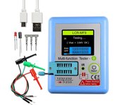 LCRMF9 TFT LCD Pantalla LCD MultiMeter Probador de transistores Diodo Triodo Condensador Medidor de prueba MO Color de la foto