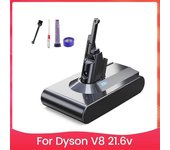 Batería recargable de repuesto de aspiradora de 21.6V 8000MAh para Dyson V8 Li-Ion Vacuum Bate