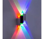 Xpba Louvra Applique Murale 6 LEDs Intrieur 6W Lampe Dcorative Moderne Cratif Originale clairage Design Lumiaire Aluminium pour Chambre Maison Coul...