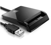 Wonderful Lector de tarjetas inteligentes DOD Military USB Common Access CAC, compatible con Windows, Mac OS y Linux Black