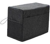Cubierta antipolvo universal para máquina de coser con bolsillos de almacenamiento Regalo impermeable Negro