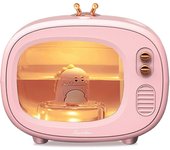 Humidificadores ultrasónicos Cool Mist Animal, luces nocturnas Led, Mini humidificador Usb lindo, Ultrasónico de relleno superior de 6h, 30db Whisp...