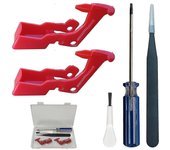 Reemplazo del botón del interruptor de gatillo para el kit de piezas del botón del interruptor rojo de la aspiradora V10 V11 Sv12 Sv14 Como se muestra