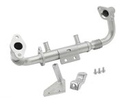 Enfriador de motor de tubo de termostato EGR automotriz 14735-EC00D para NP300 Navara D40 R51 2005-2020 Plata