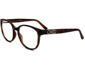 Monturas de gafas Jimmy Choo JC240 086 HVN 52/18/140 MUJER Marrón 52 mm
