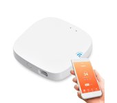 Zigbee 3.0 Gateway Hub Wireless Smart Home Bridge Soporte Aplicación SmartLife Tuya Control remoto Protocolo WiFi Funciona con Alexa Google Home