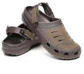 Sandalias casuales de verano para hombre Zapatos de playa para hombre Sandalias Yukon Zuecos de jardín Zapatos Marrón M10(Size43)