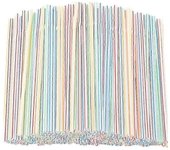 1000pcs Plastic Drinking Straws Environmental Protection and Safety Flexible Plastic Drinking Straws for Home, Bar, Parties