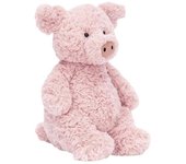 Linda muñeca de peluche rosa Figura de cerdo Decoración Juguetes de peluche para niños 33cm