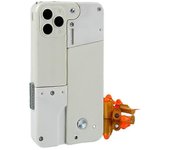 Pistola de bala suave del teléfono móvil plegable puede disparar spray sub Blanco