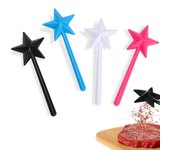 4 piezas de varita mágica saleros y pimenteros Varita salero estrella Salero Sal y salero de hadas Salero y salero Accesorios de cocina, 2 para 3 a...